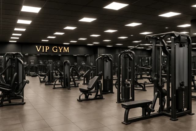 باشگاه با تجهیزات پیشرفته برای تناسب اندام ایدهآل
