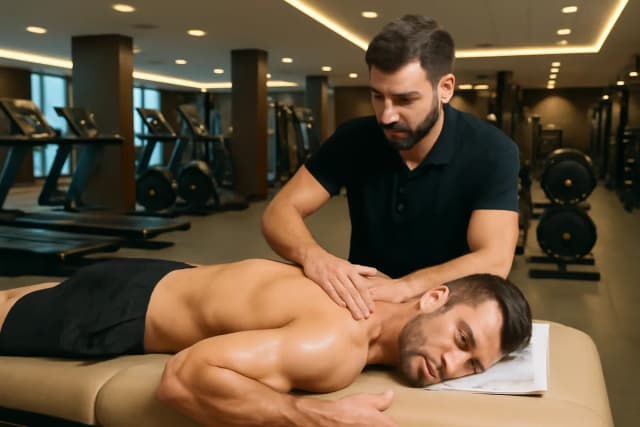 خدمات ماساژ و ریکاوری حرفهای در باشگاه ورزشی نوید